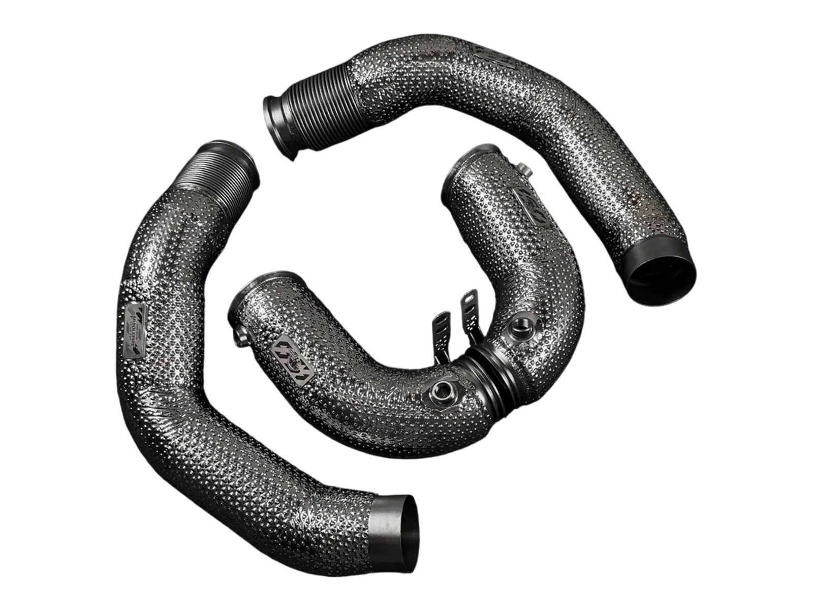 Комплект даунпайп + мидпайп BMW X5M(F95)/X6M(F96): Дополнительный ракурс