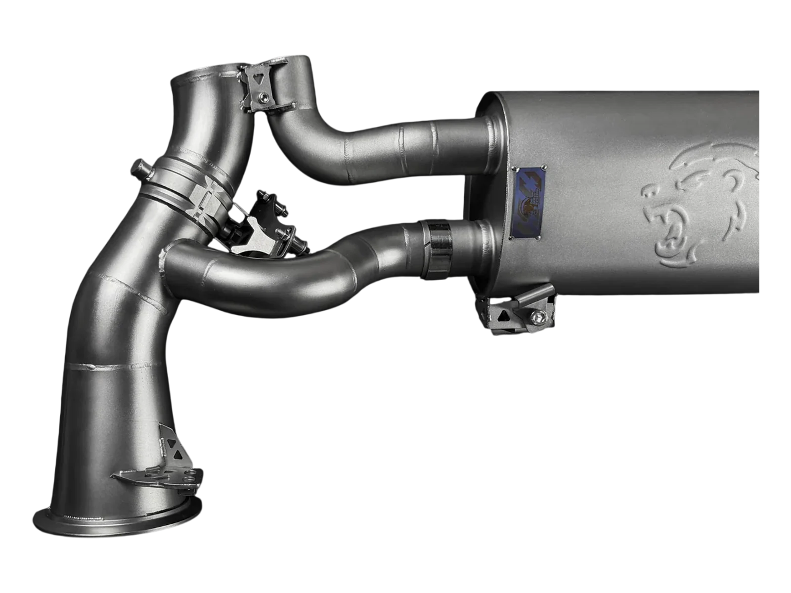 Exhaust system Porsche 911 992: Alternate angle